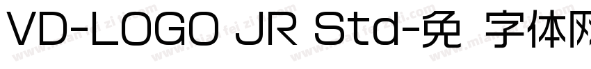 VD-LOGO JR Std字体转换